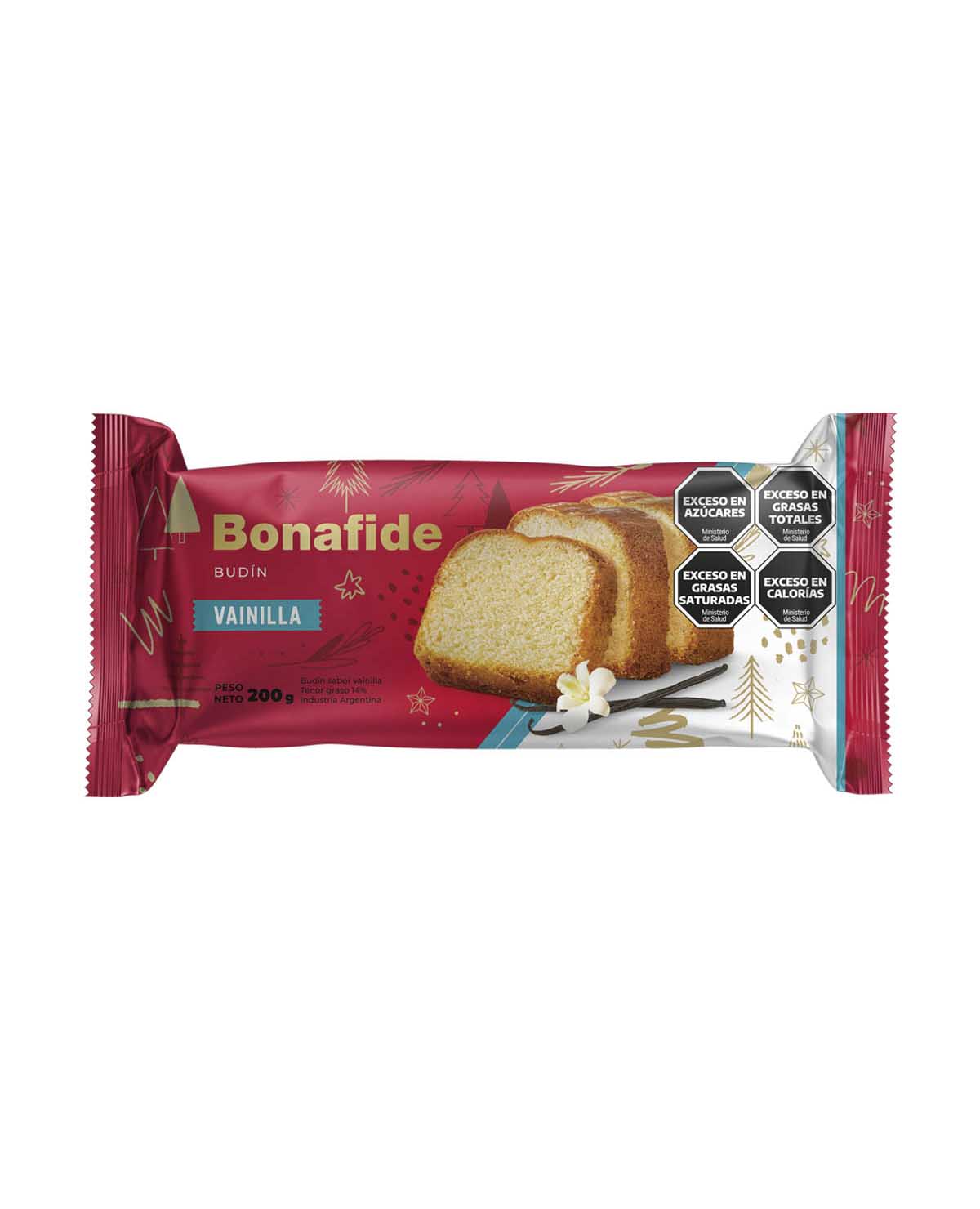 Budin Bonafide Vainilla x 180 Gr